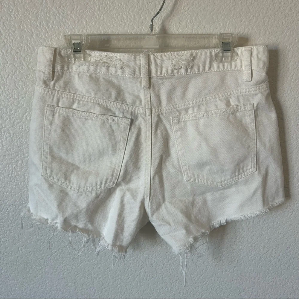 Blue B Distressed Cut off Grunge, Coastal Cowgirl 100% Cotton Denim Jean Shorts